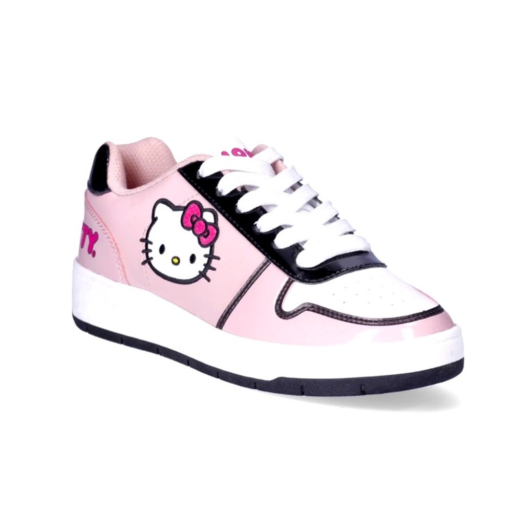 NWT Women’s Sanrio Hello Kitty Pink Court Lace Up Sneakers Size 7 - Picture 4 of 8